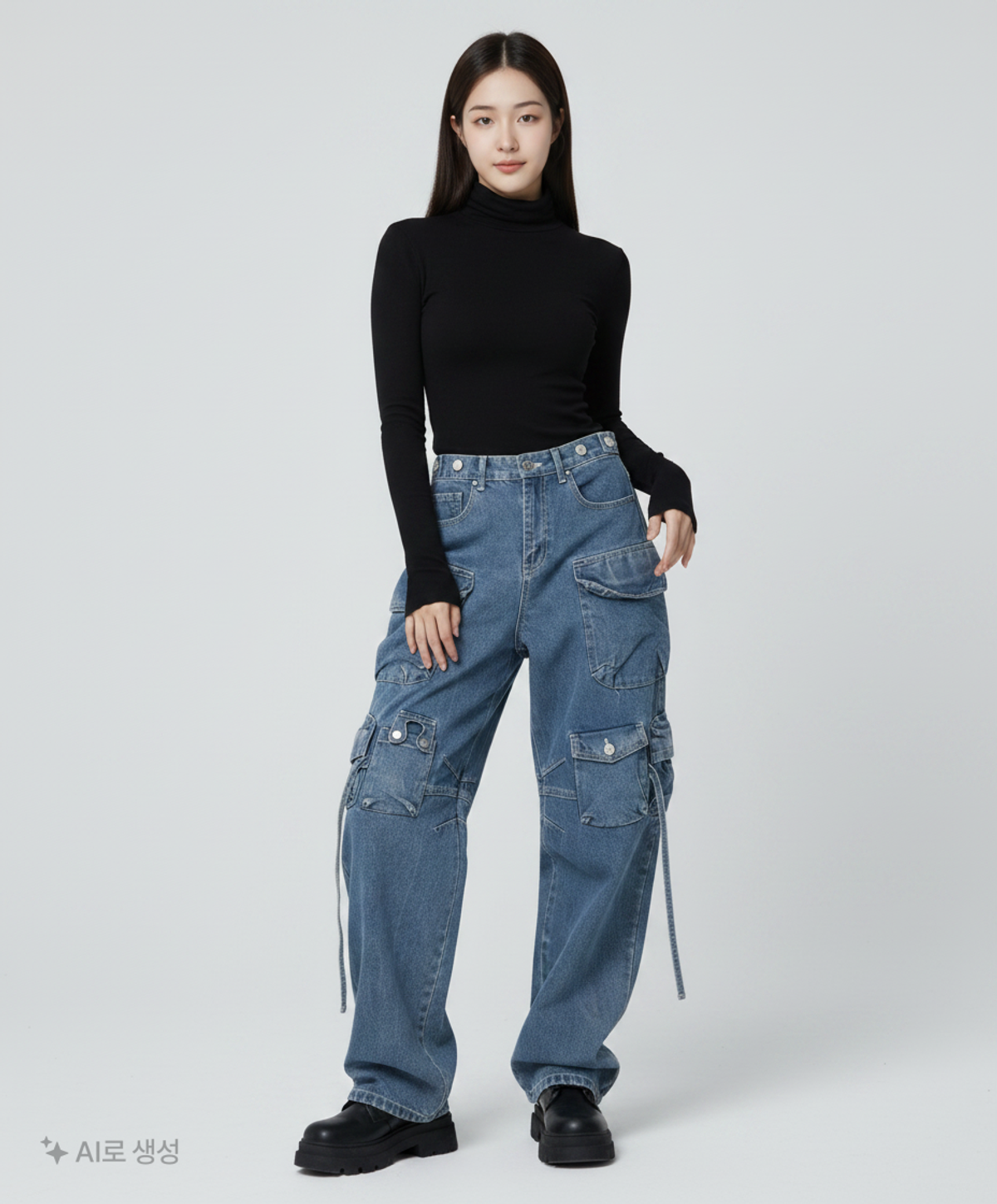 그레일즈(GRAILZ) 청/데님 팬츠 0