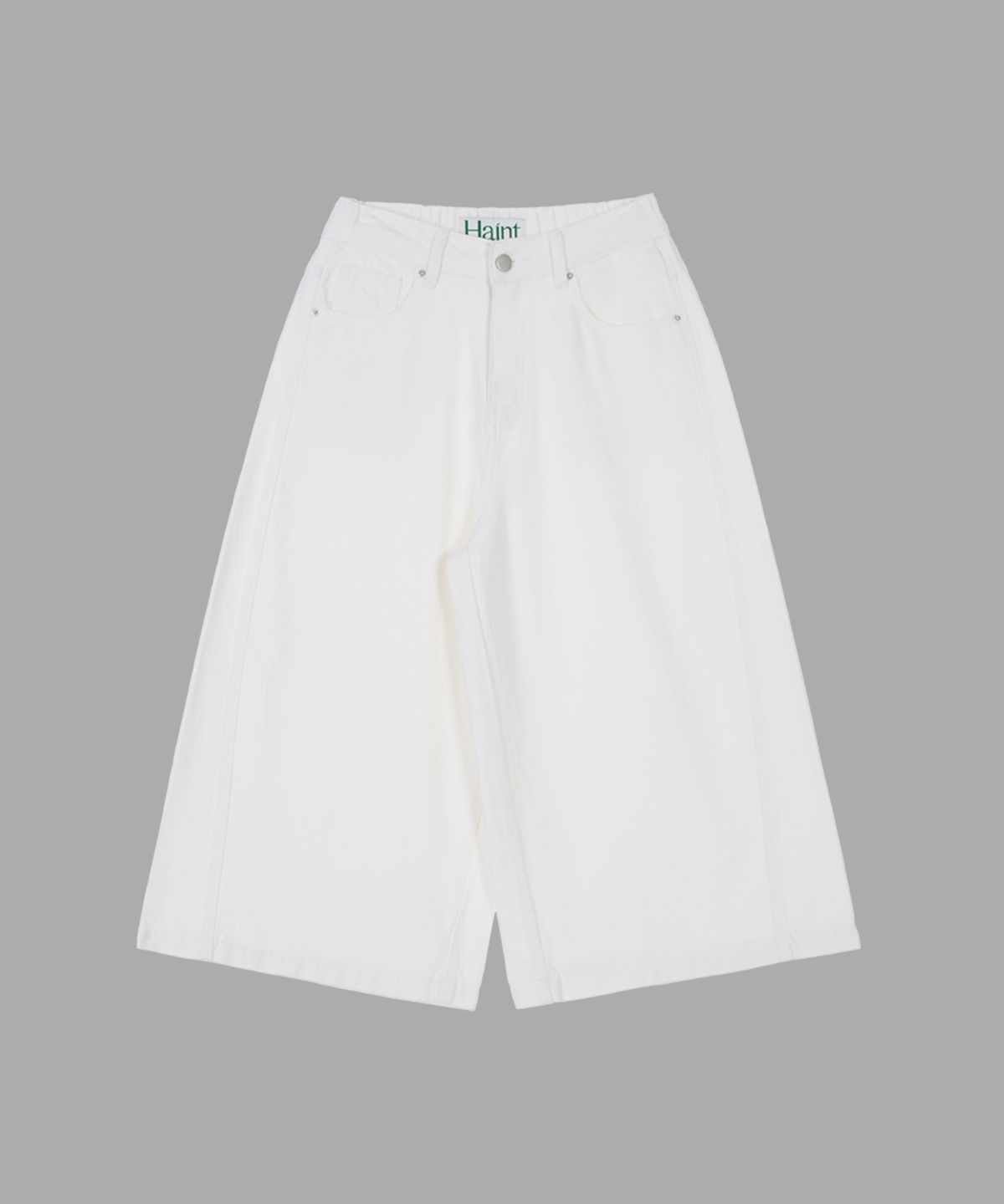 헤인트(HAINT) MERDIN DENIM BERMUDA PANTS 3COL_IVORY