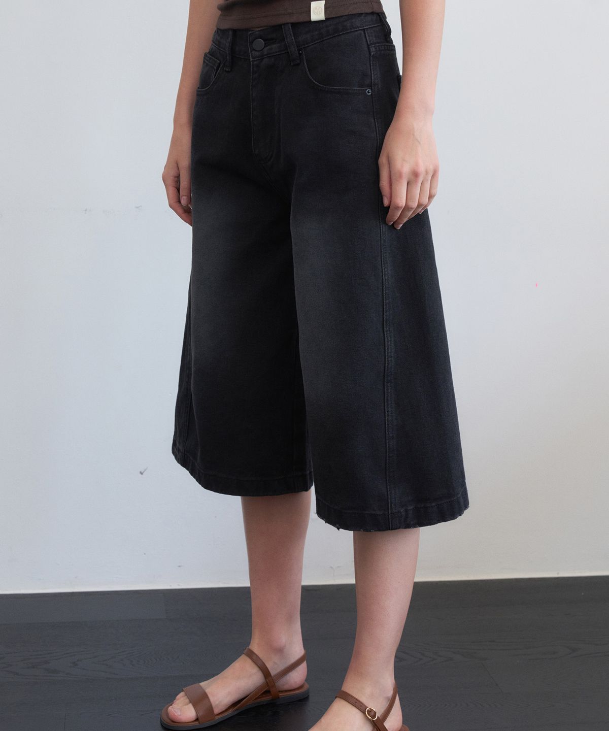 헤인트(HAINT) MERDIN DENIM BERMUDA PANTS 3COL_BLACK