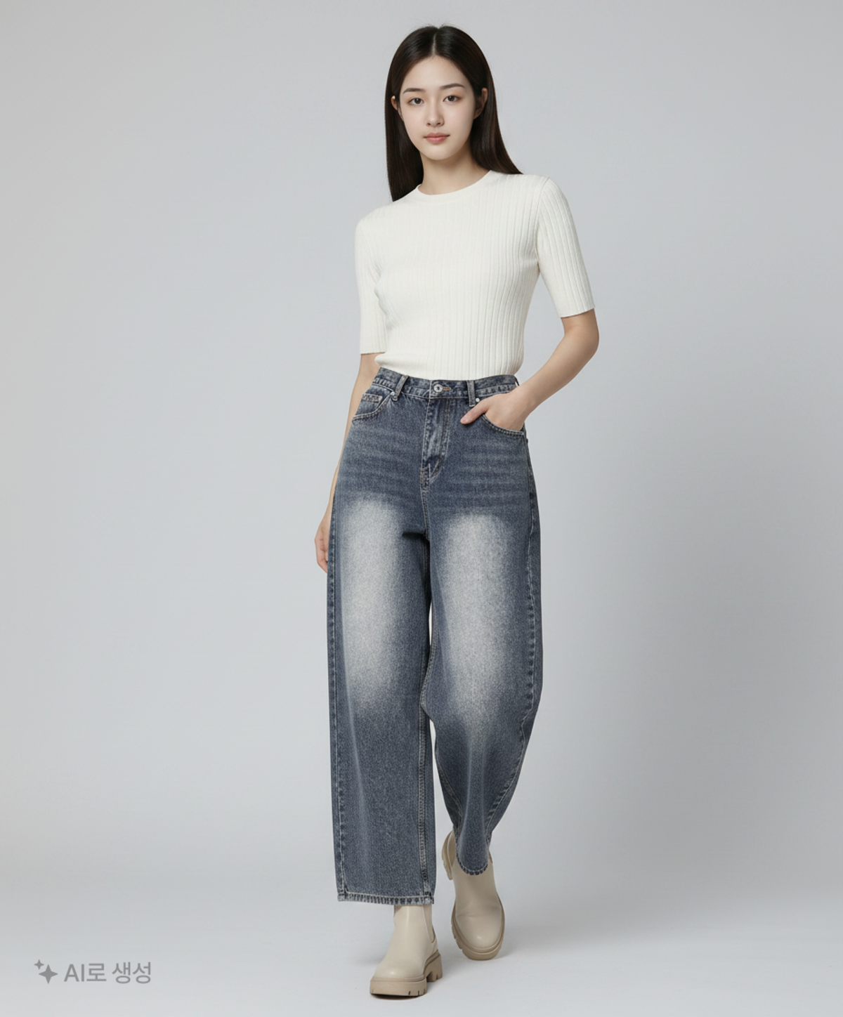 굿라이프웍스(GLW) 청/데님 팬츠 M