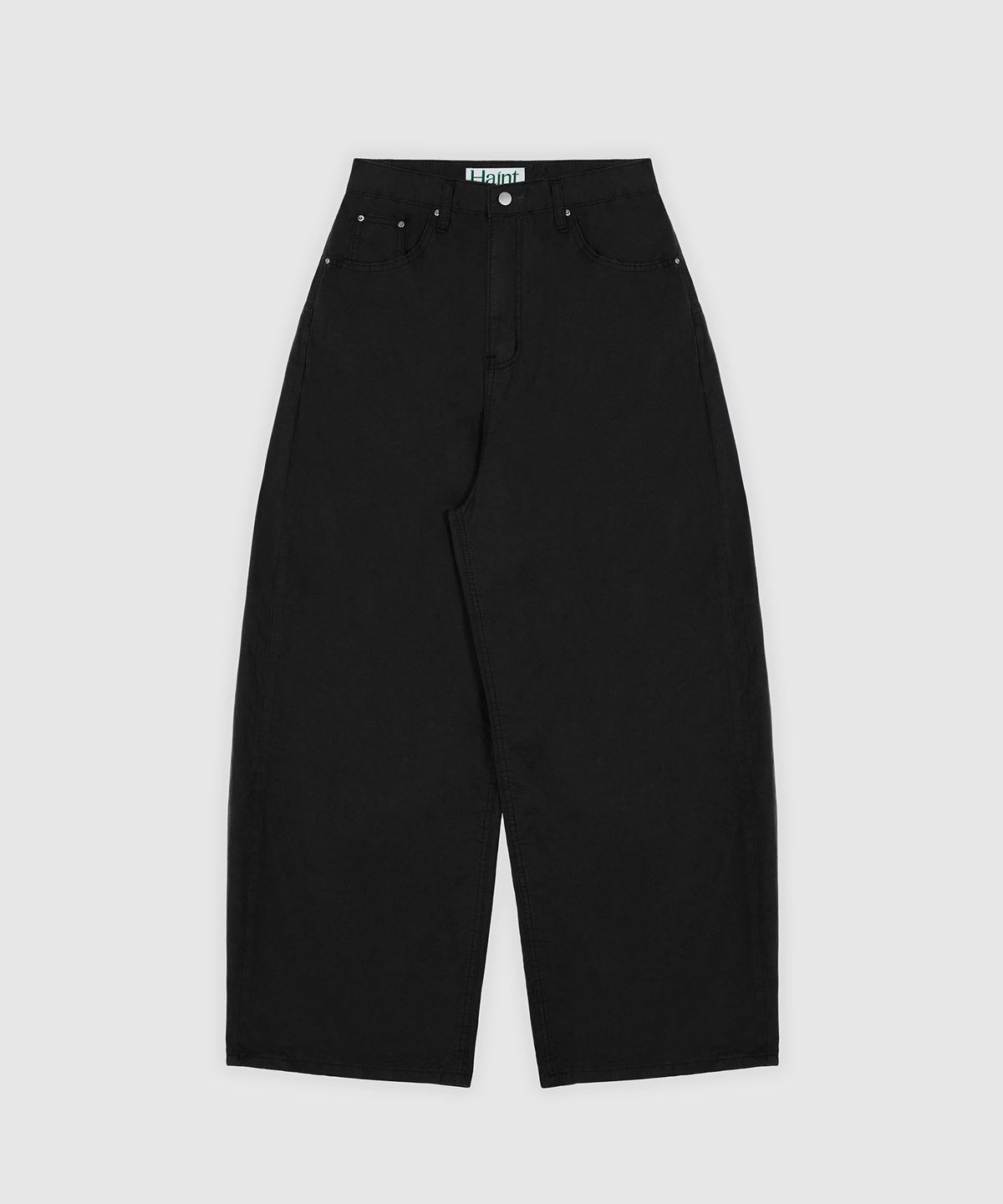 헤인트(HAINT) VELLON CRINKLE BALLOON PANTS 3COL_BLACK
