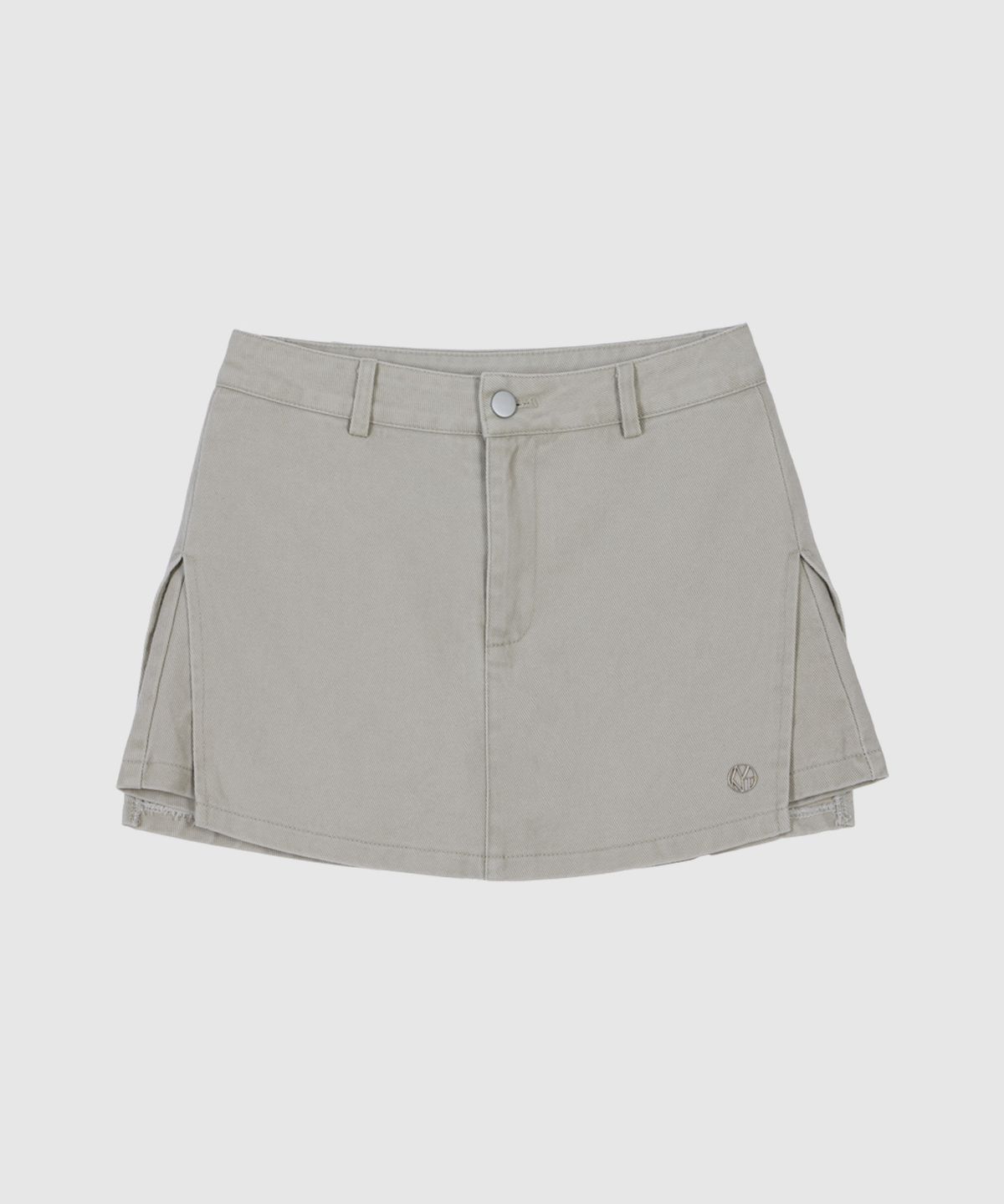 헤인트(HAINT) ROSEL COTTON MINI SKIRT 3COL_BEIGE