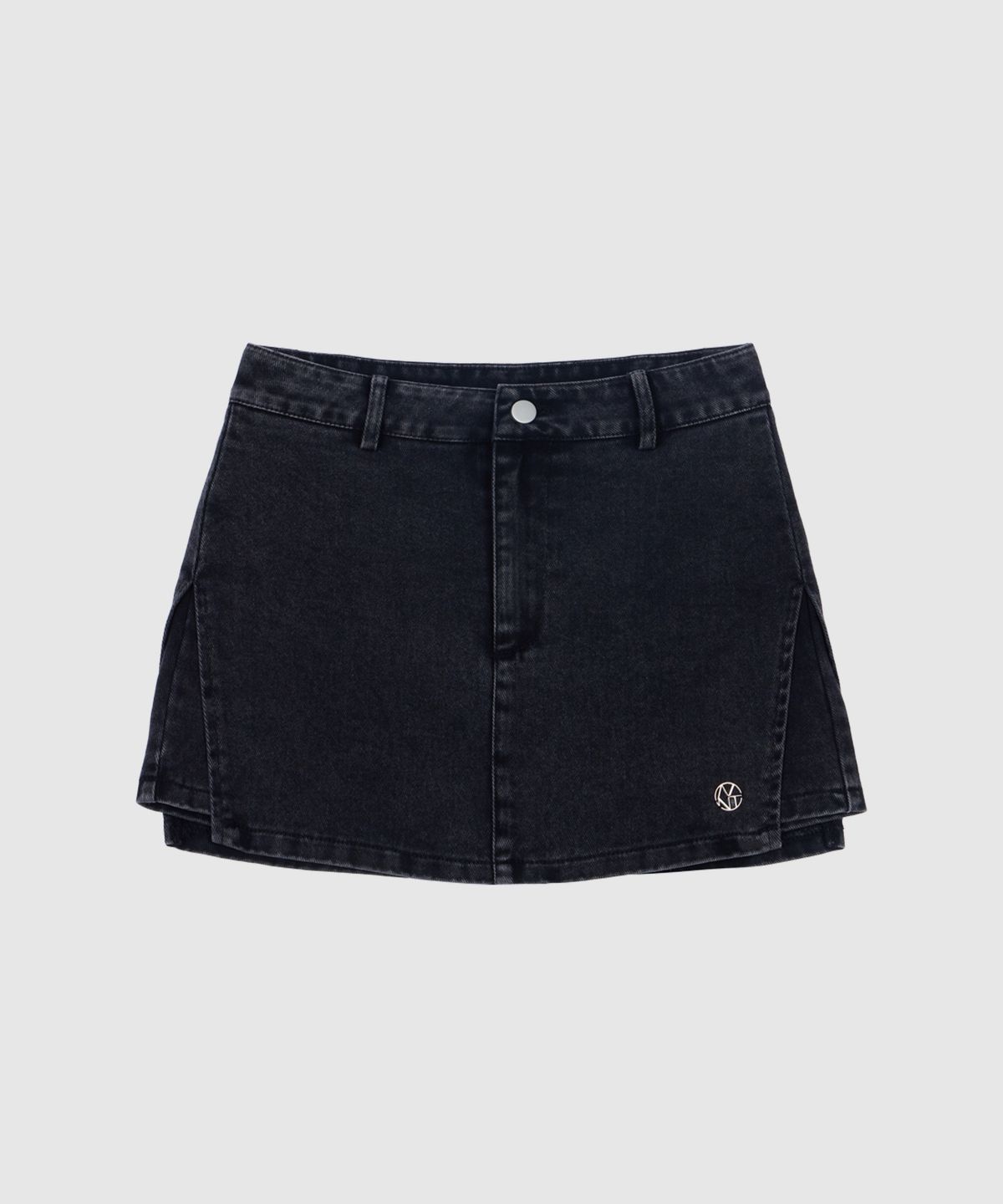 헤인트(HAINT) ROSEL COTTON MINI SKIRT 3COL_BLACK