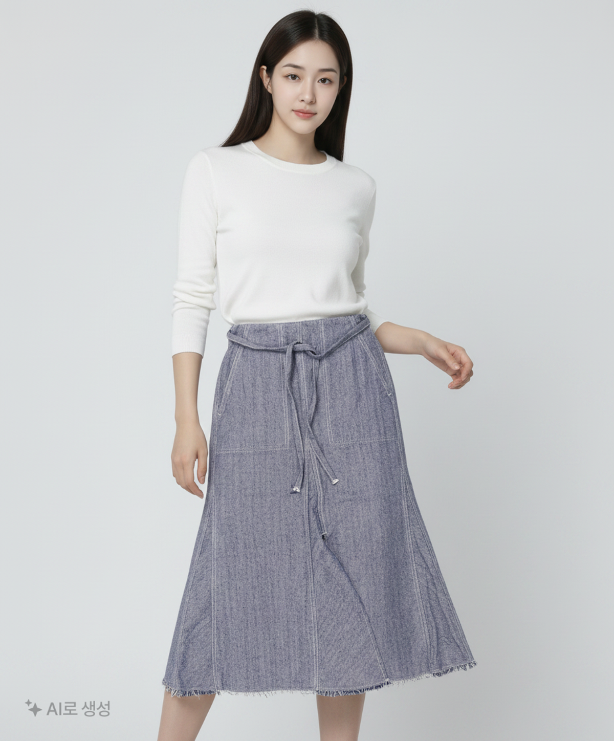 듀엘(DEWL) 롱스커트 55