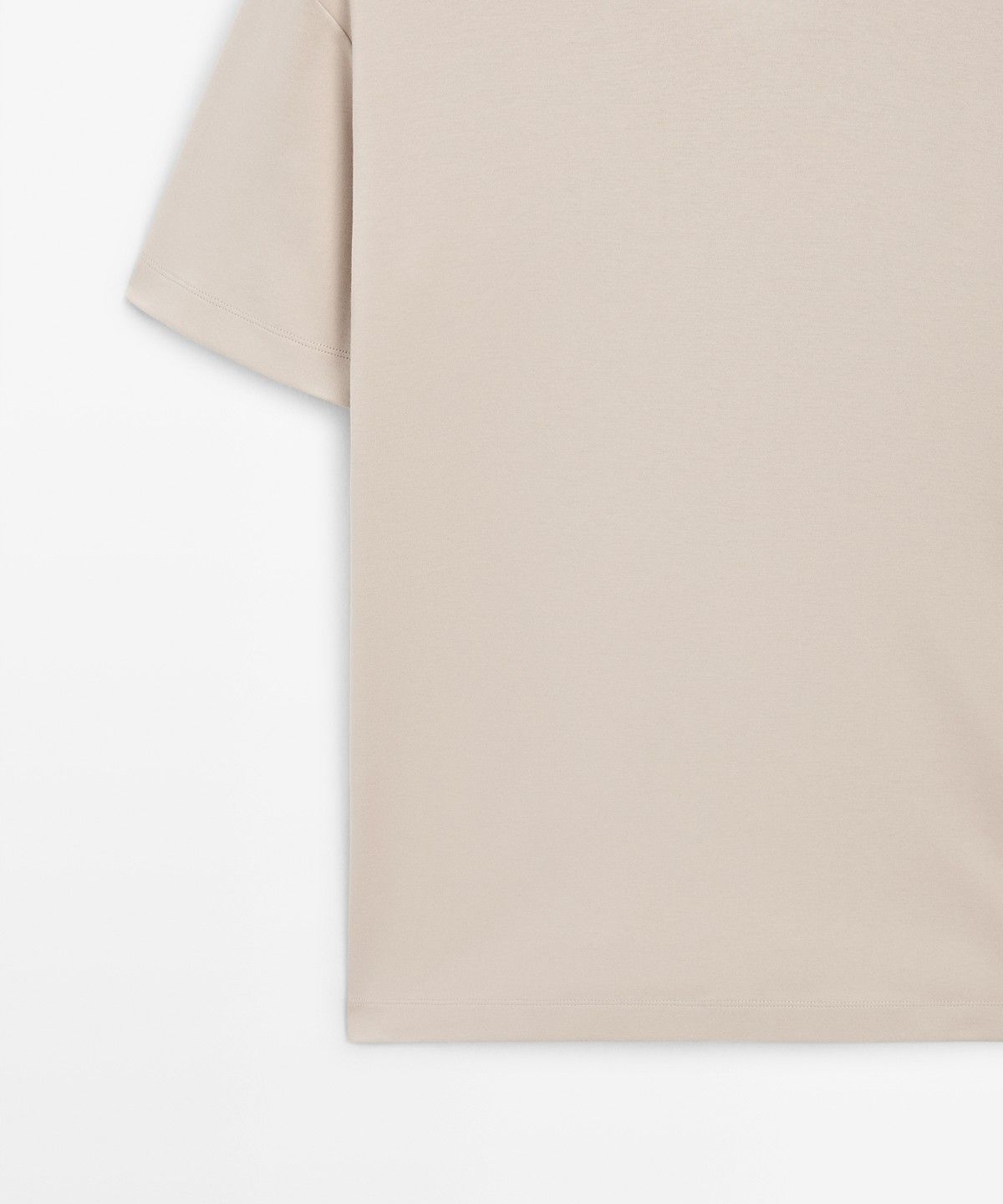 마시모두띠(MASSIMO DUTTI) 100% 코튼 반팔 티셔츠