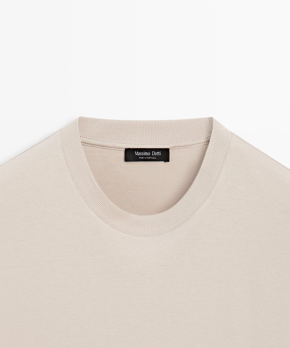 마시모두띠(MASSIMO DUTTI) 100% 코튼 반팔 티셔츠