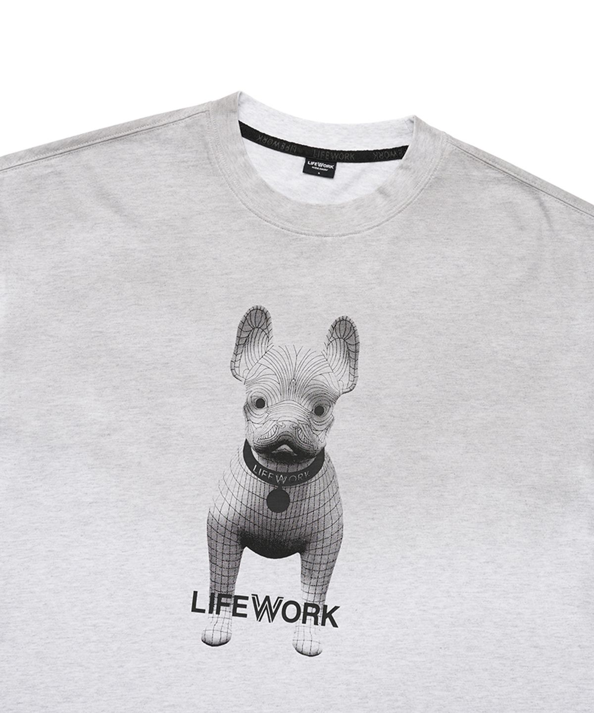 라이프워크(LIFEWORK) 공용) 3D 라독 스프레이 반팔 티셔츠