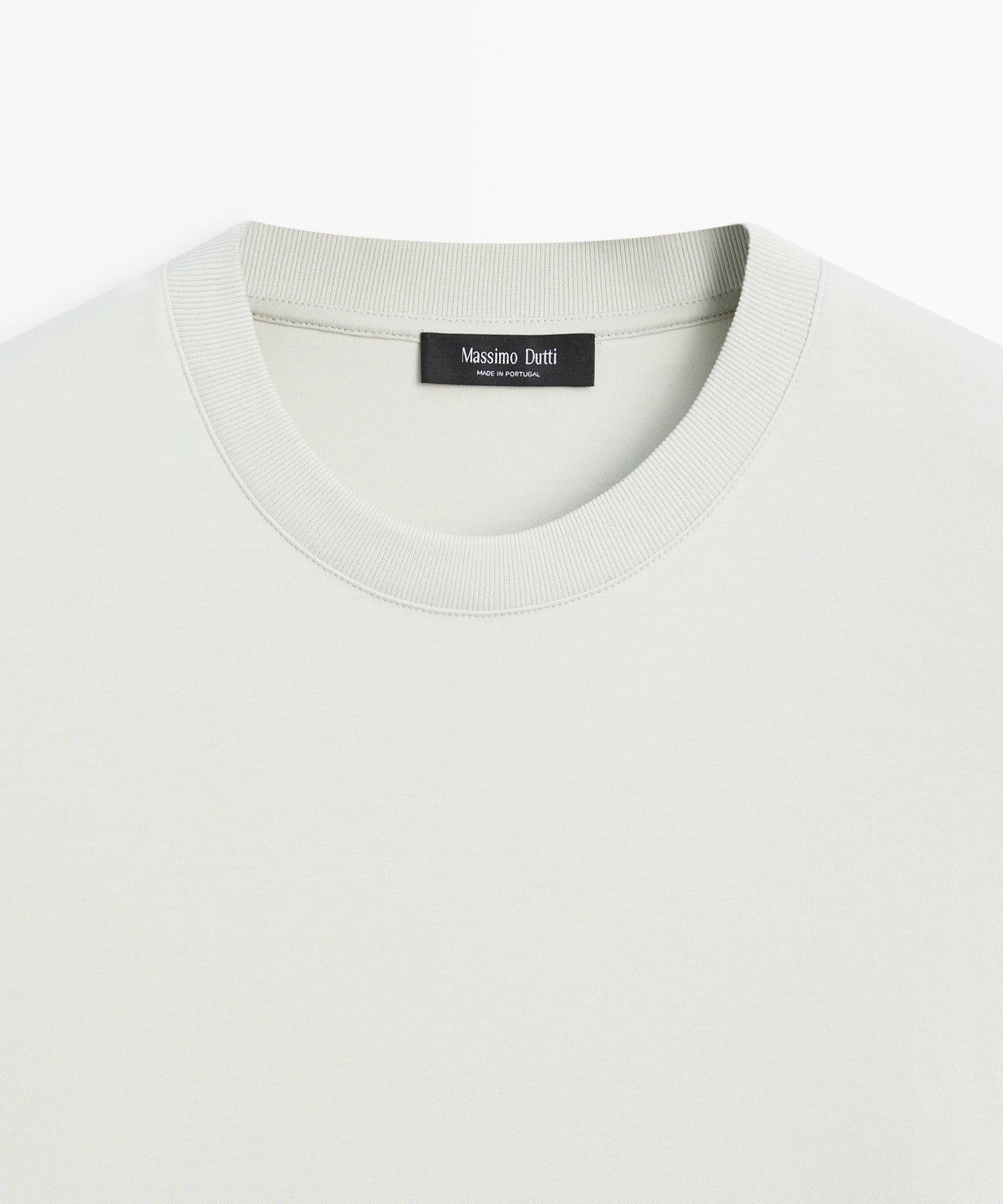 마시모두띠(MASSIMO DUTTI) 100% 코튼 반팔 티셔츠