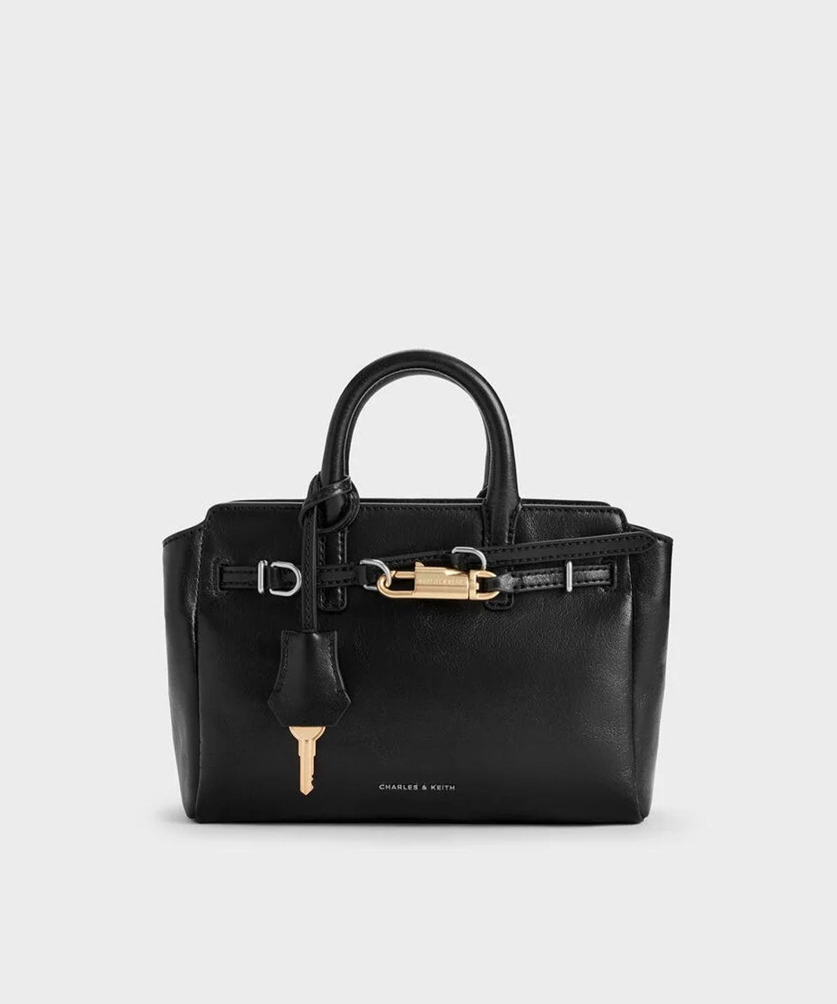 찰스앤키스(CHARLES & KEITH) 미니 델피나 벨티드 토트백 3colors CK2-30271702
