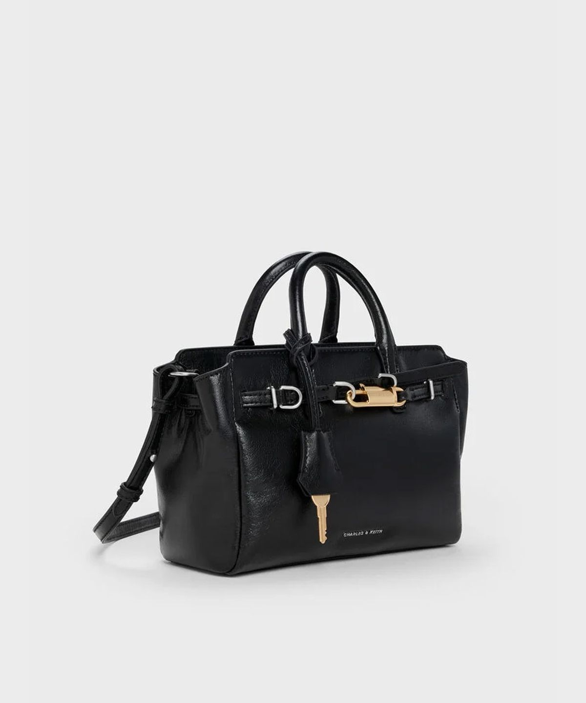 찰스앤키스(CHARLES & KEITH) 미니 델피나 벨티드 토트백 3colors CK2-30271702