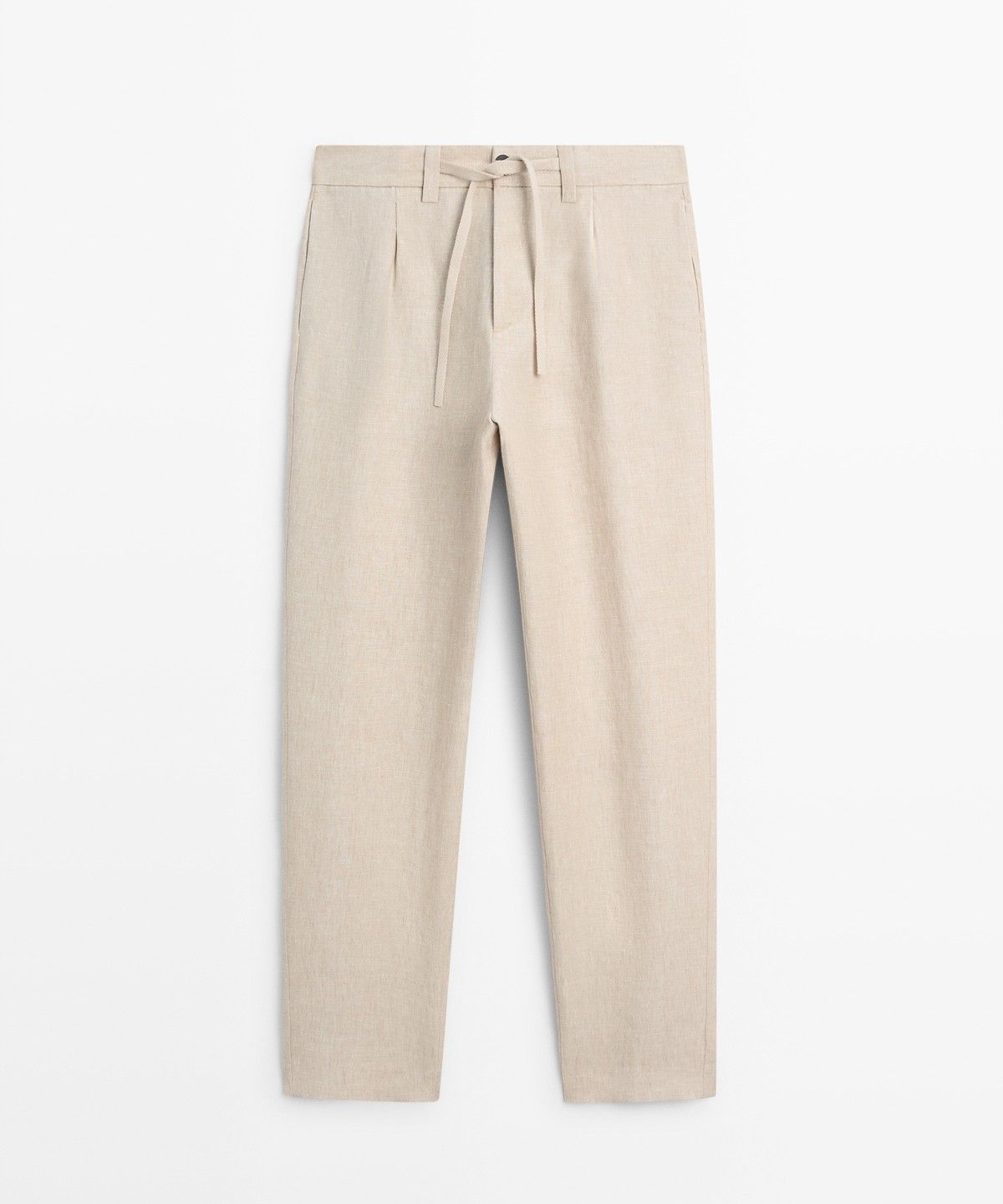 마시모두띠(MASSIMO DUTTI) 100% 린넨 토탈 룩 팬츠