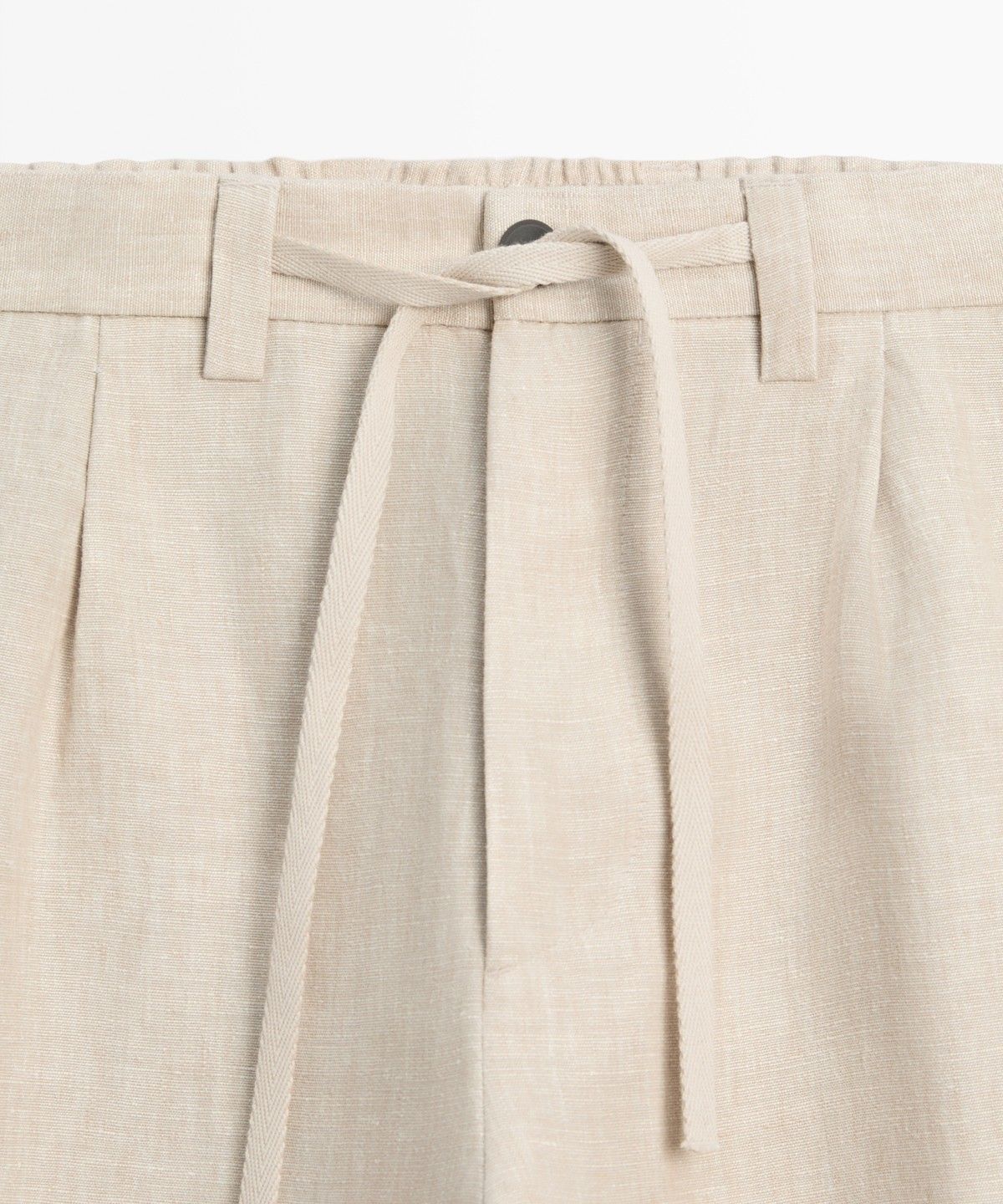 마시모두띠(MASSIMO DUTTI) 100% 린넨 토탈 룩 팬츠