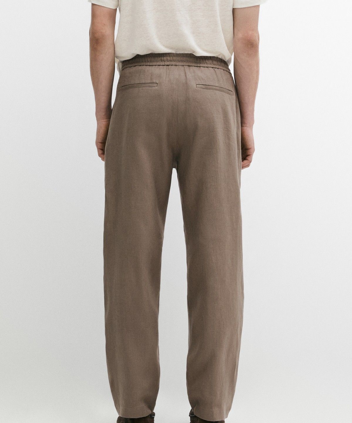 마시모두띠(MASSIMO DUTTI) 100% 린넨 릴랙스 핏 팬츠