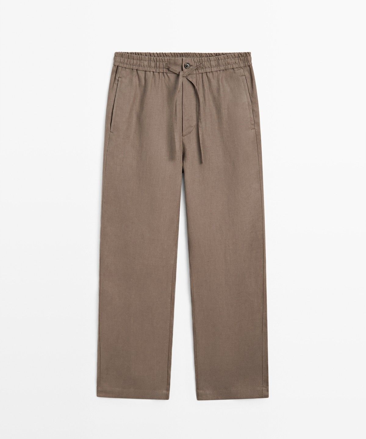 마시모두띠(MASSIMO DUTTI) 100% 린넨 릴랙스 핏 팬츠
