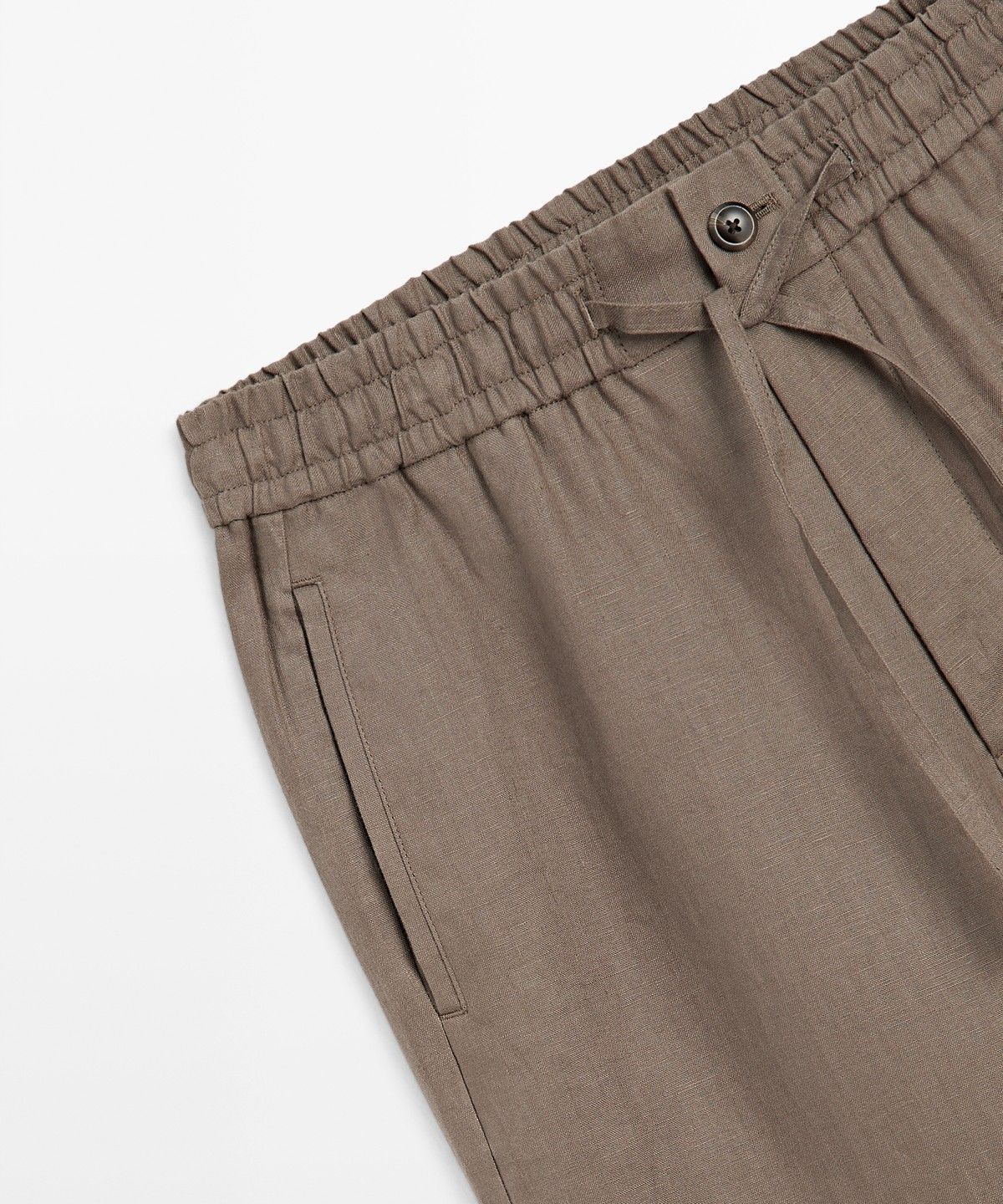 마시모두띠(MASSIMO DUTTI) 100% 린넨 릴랙스 핏 팬츠
