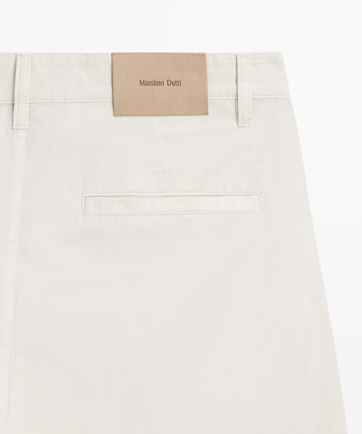 마시모두띠(MASSIMO DUTTI) 포플린 배럴핏 데님 팬츠