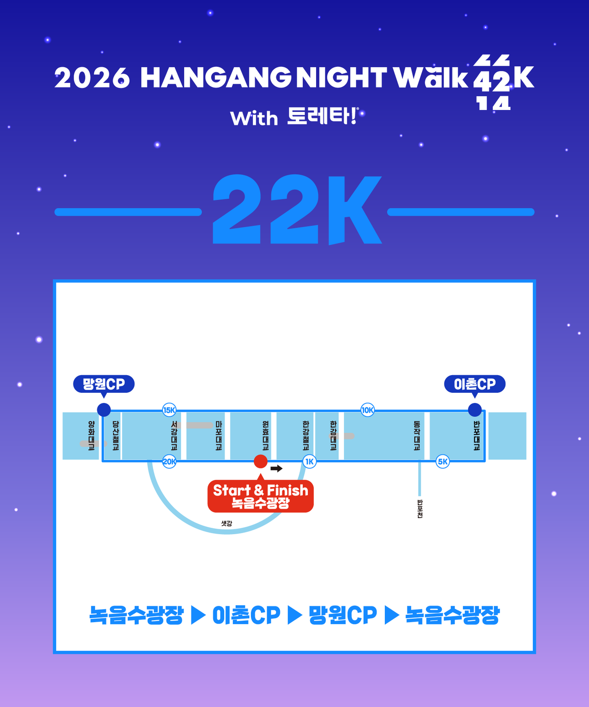 어반스포츠(URBAN SPORTS) [22K] 2026 한강나이트워크42K with 토레타 정규티켓
