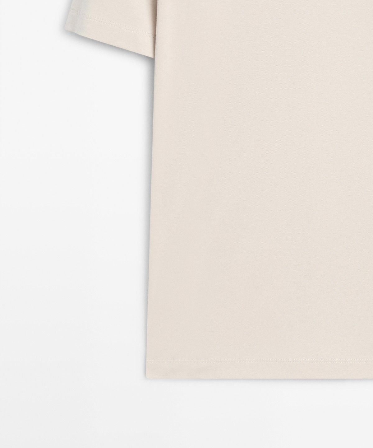 마시모두띠(MASSIMO DUTTI) 100% 코튼 브이넥 니트 폴로셔츠