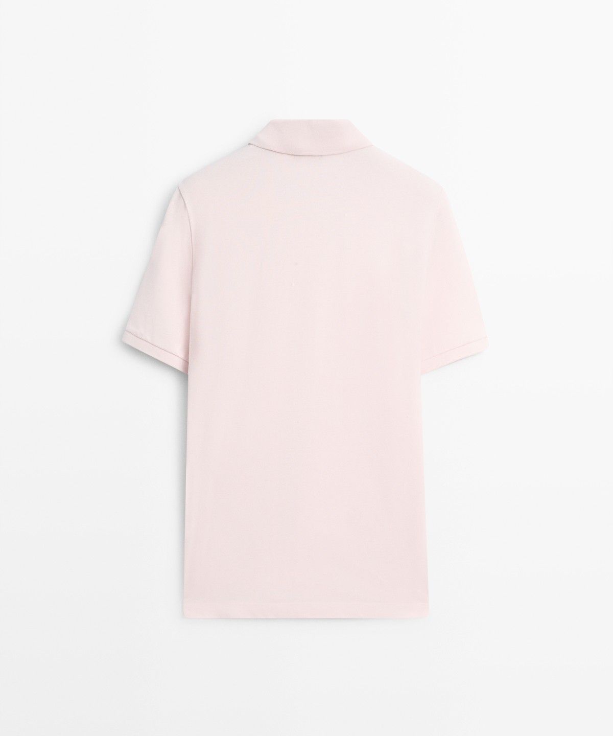 마시모두띠(MASSIMO DUTTI) 마이크로 텍스처드 코튼 피케 폴로 셔츠