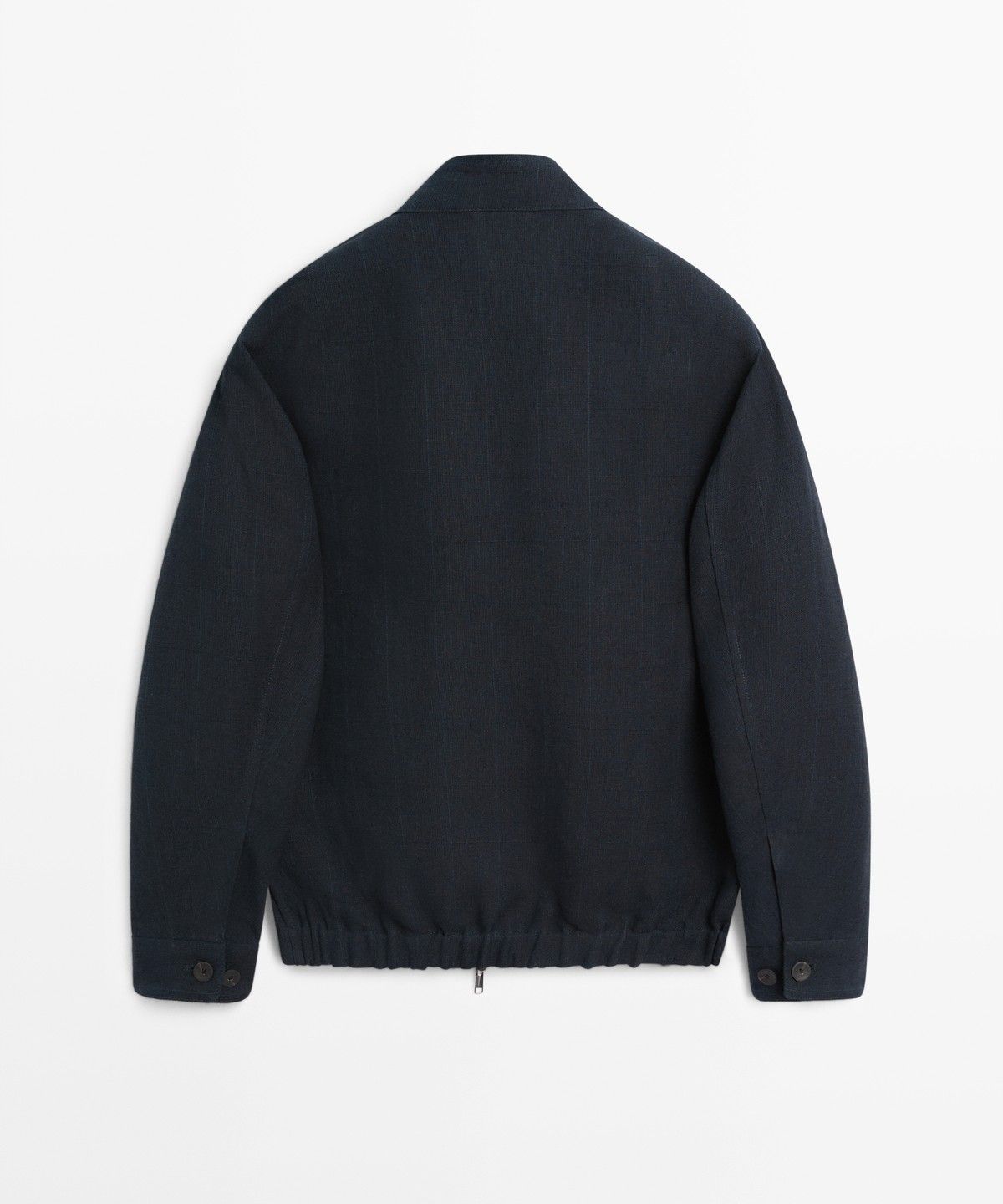 마시모두띠(MASSIMO DUTTI) 100% 린넨 스탠드 칼라 재킷