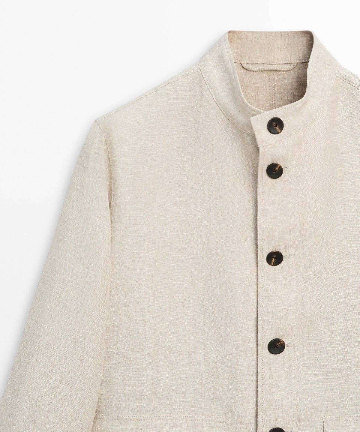 마시모두띠(MASSIMO DUTTI) 100% 린넨 셋업 오버셔츠