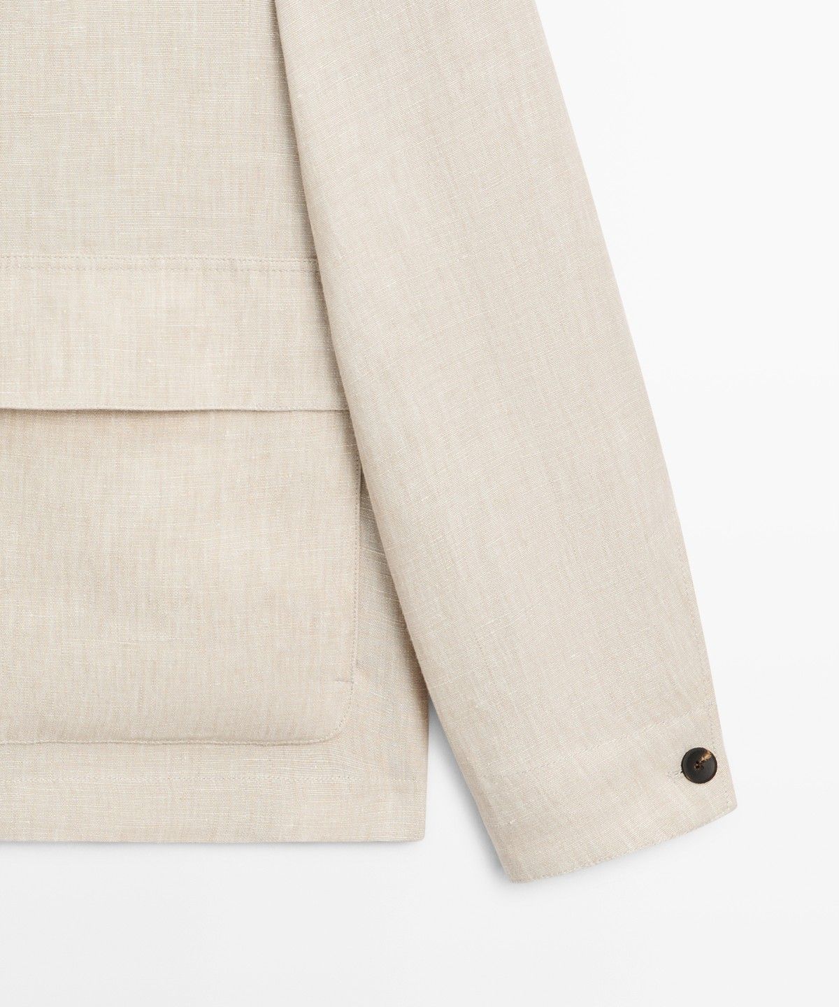 마시모두띠(MASSIMO DUTTI) 100% 린넨 셋업 오버셔츠