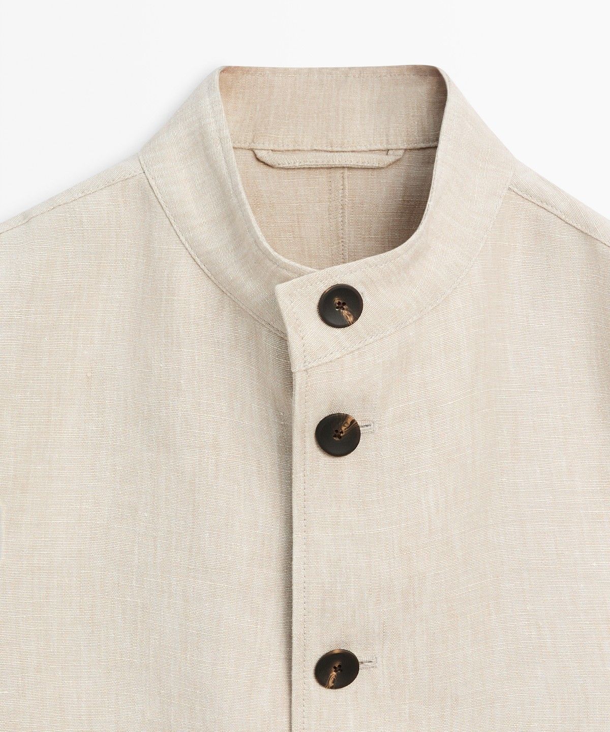 마시모두띠(MASSIMO DUTTI) 100% 린넨 셋업 오버셔츠