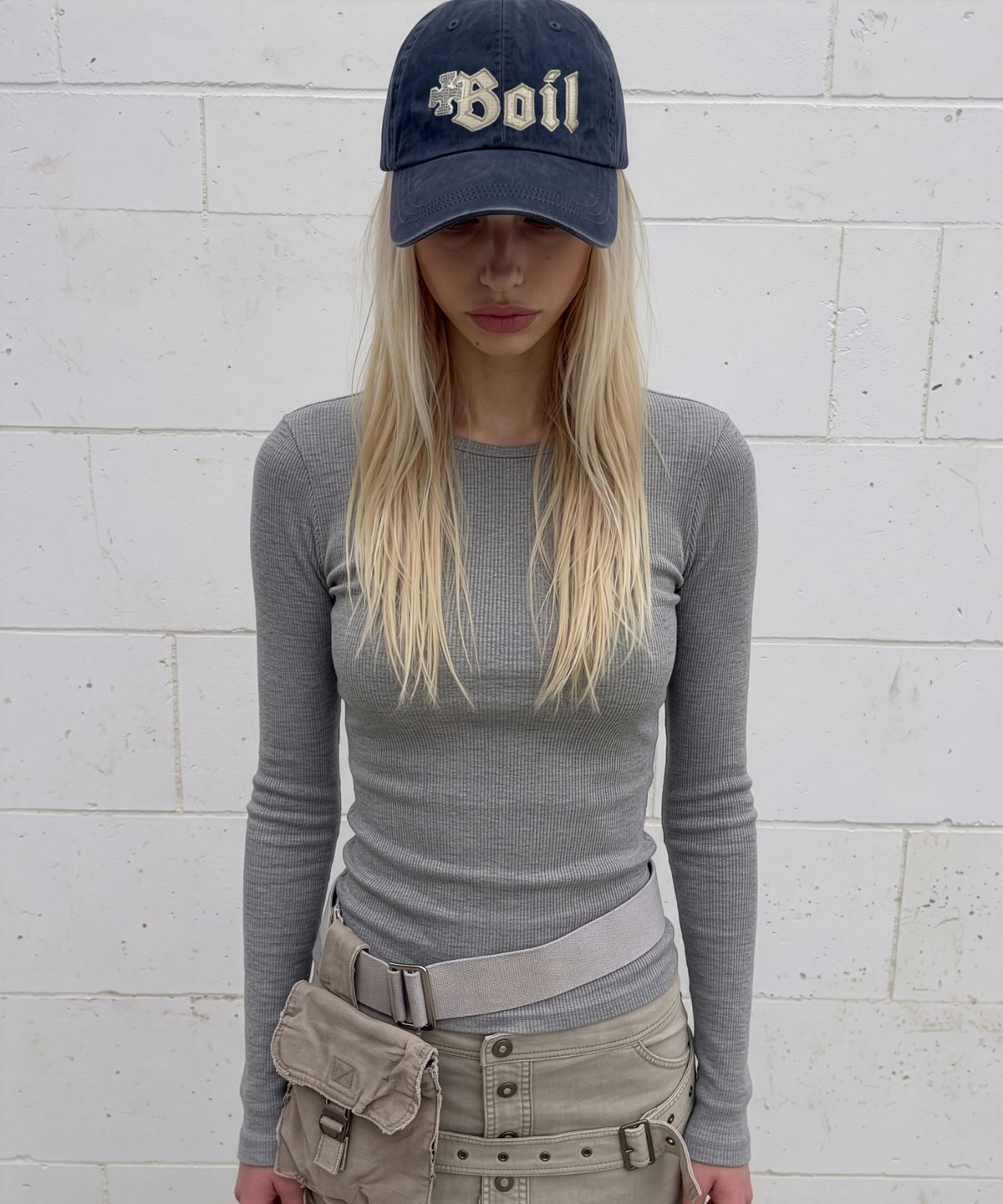 보일테일(BOIL TALE) 켈시 볼캡 (WASHED NAVY)