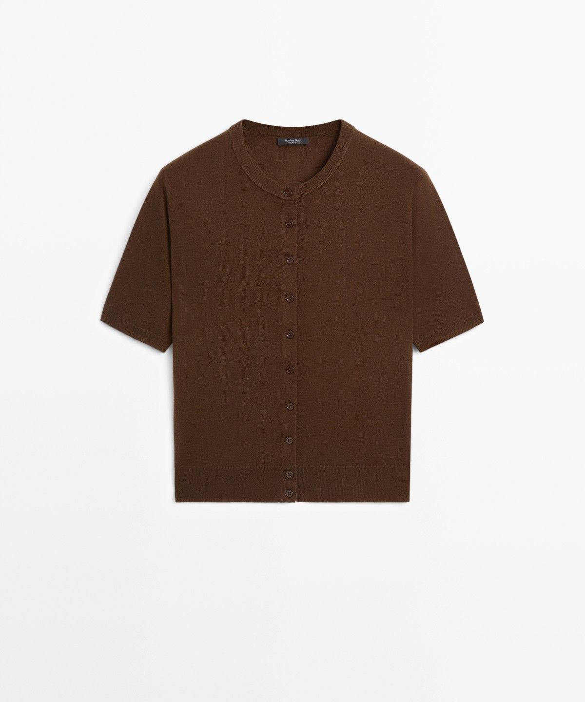 마시모두띠(MASSIMO DUTTI) 반팔 니트 가디건