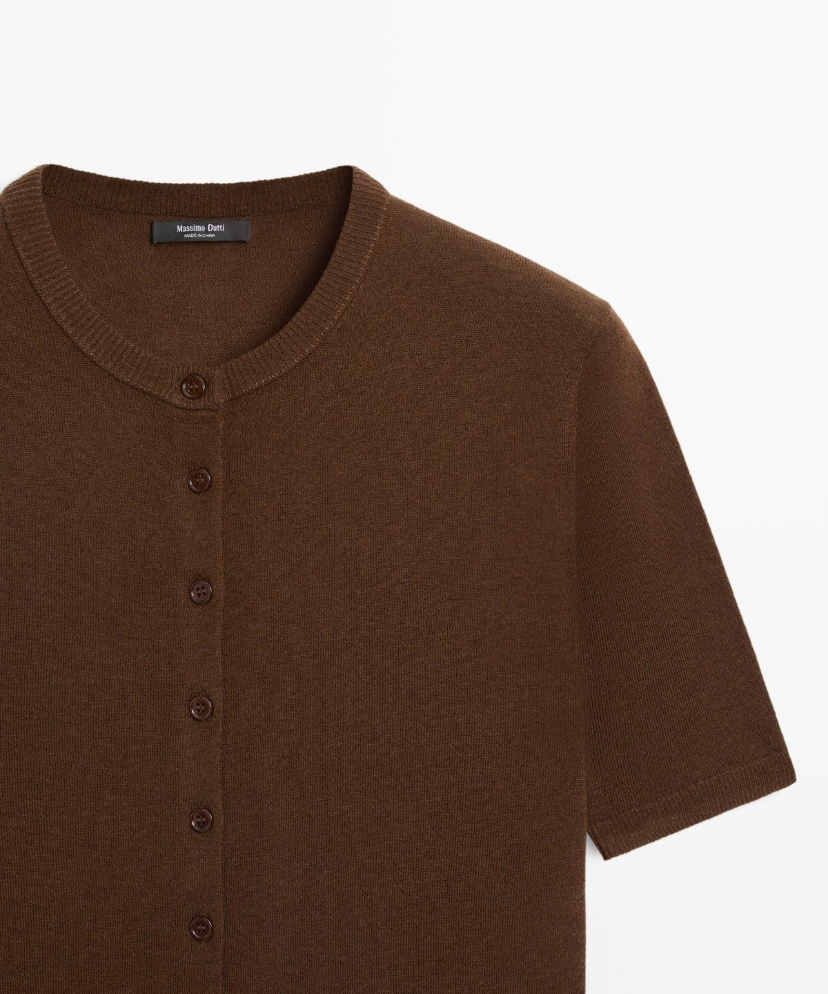 마시모두띠(MASSIMO DUTTI) 반팔 니트 가디건