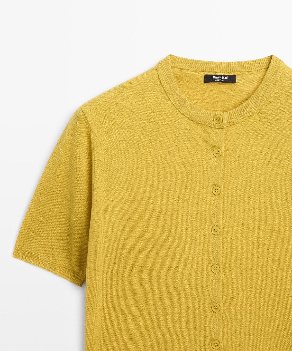 마시모두띠(MASSIMO DUTTI) 반팔 니트 가디건