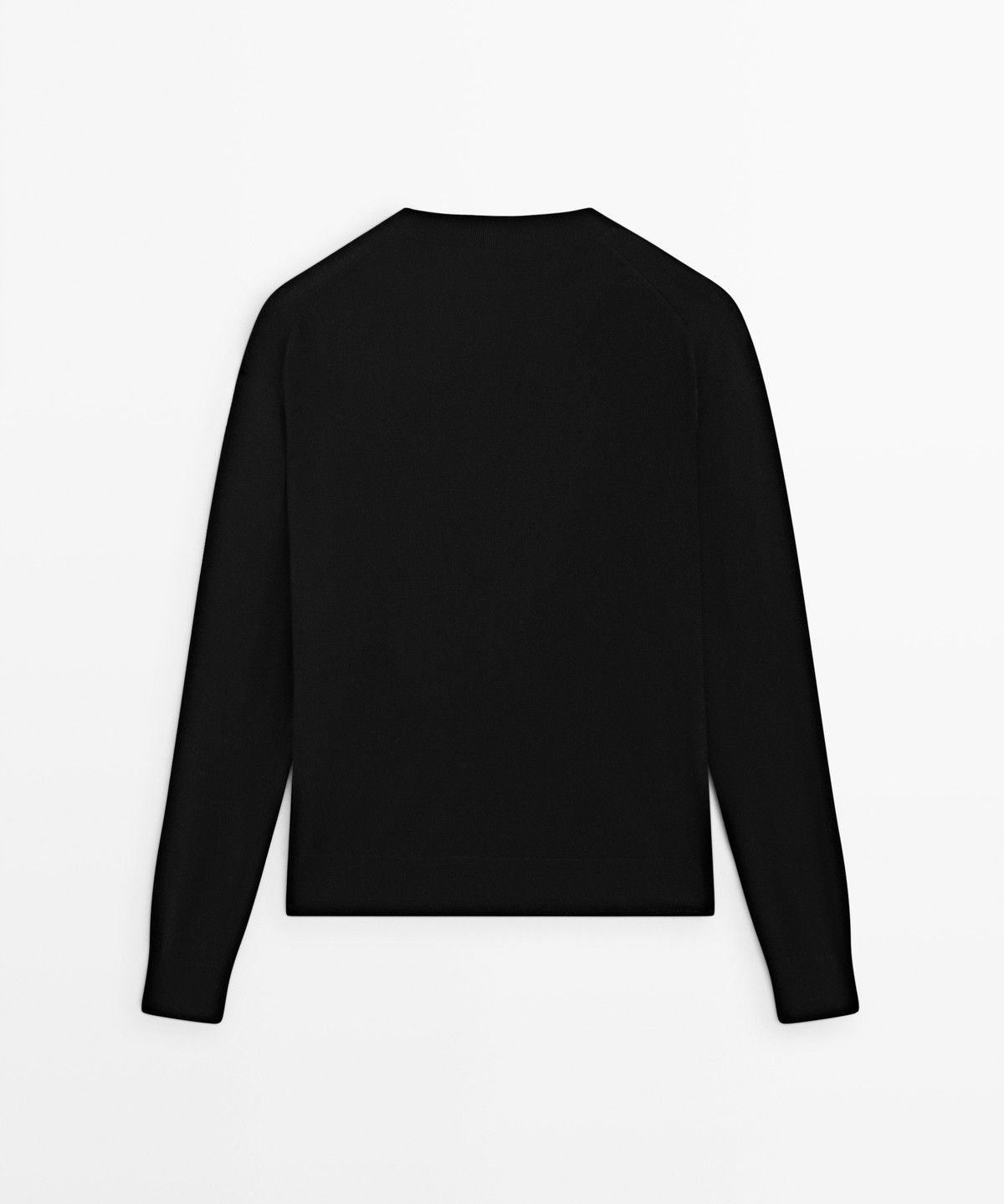 마시모두띠(MASSIMO DUTTI) 라운드넥 파인 니트 스웨터