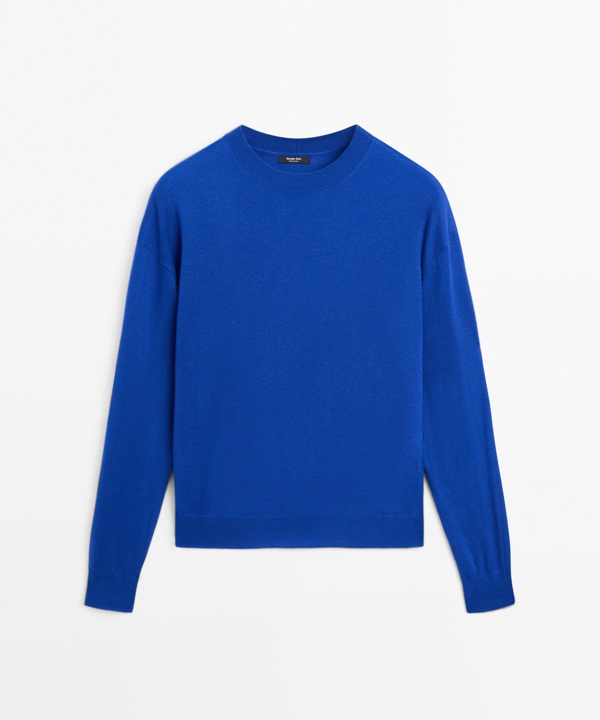 마시모두띠(MASSIMO DUTTI) 라운드넥 파인 니트 스웨터