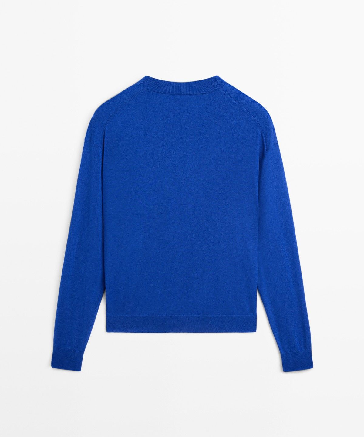 마시모두띠(MASSIMO DUTTI) 라운드넥 파인 니트 스웨터