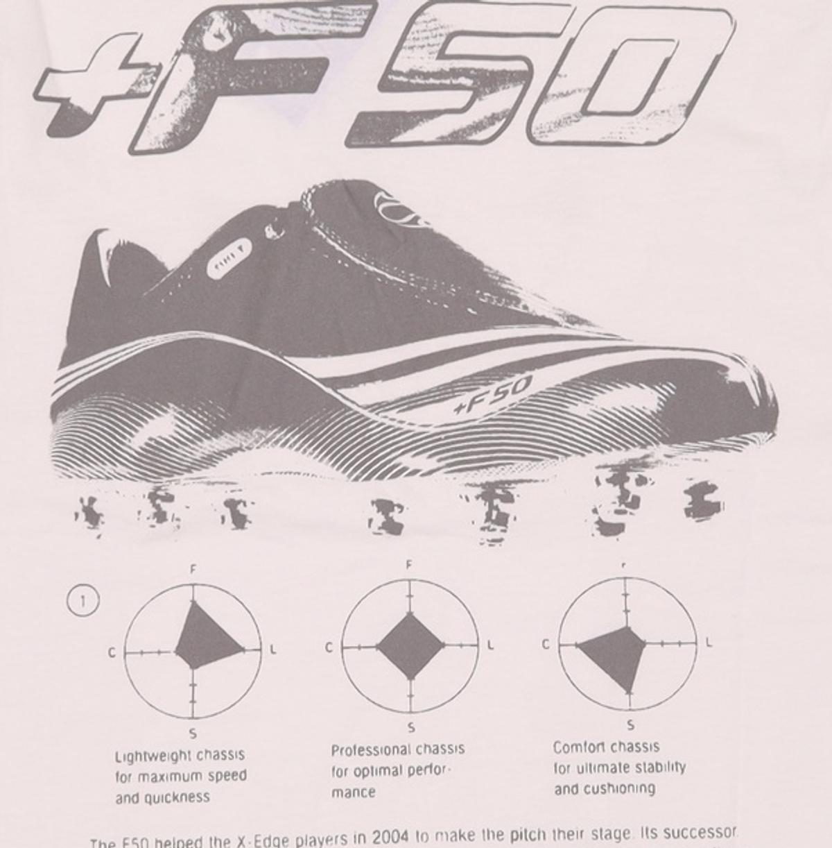아디다스(ADIDAS) 쇼트 슬리브 F50 그래픽 티셔츠 - 화이트 / KE2674 S