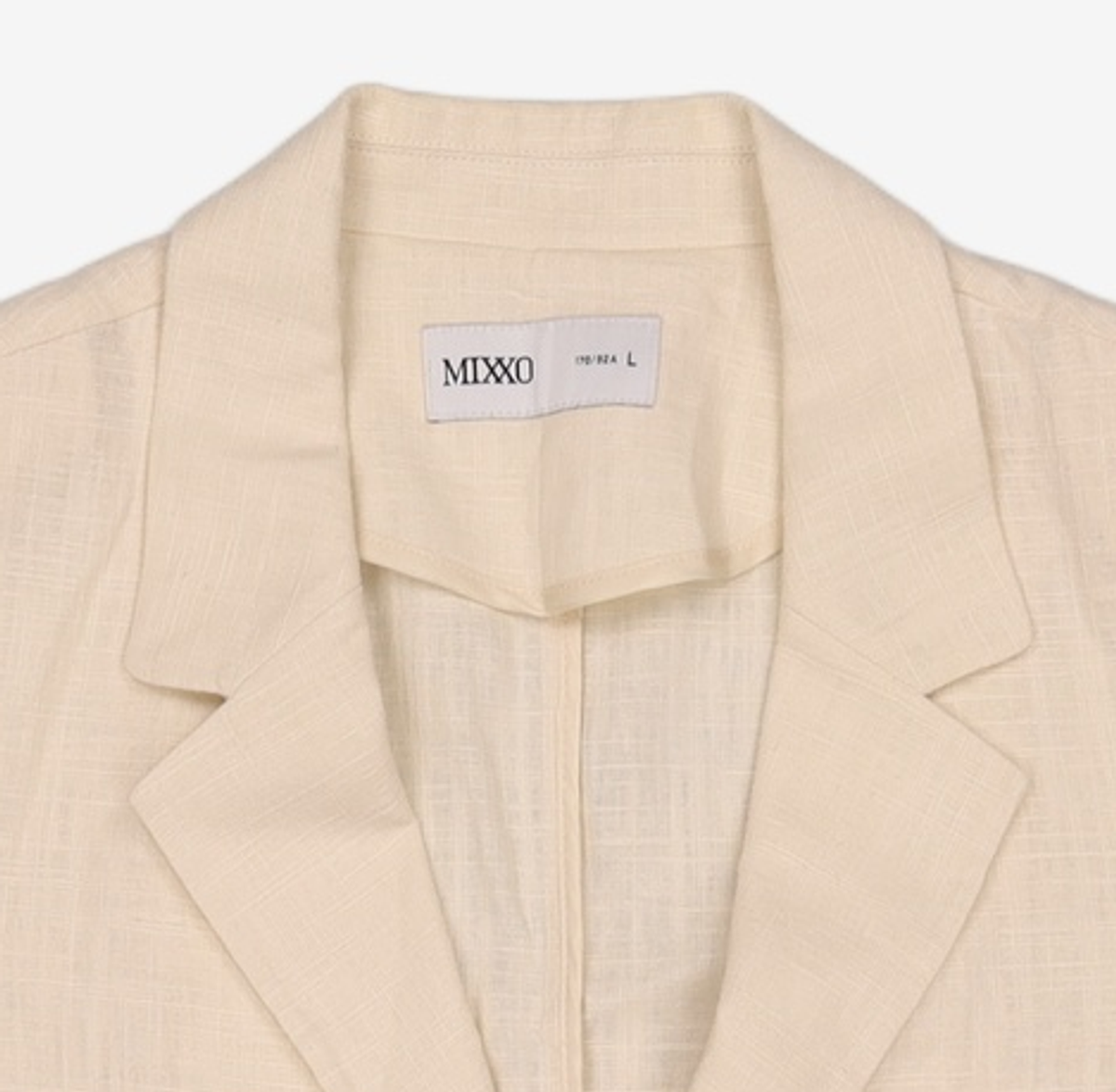 미쏘(MIXXO) 테일러드 오버핏 싱글 반팔자켓 MIWJKB60PC L