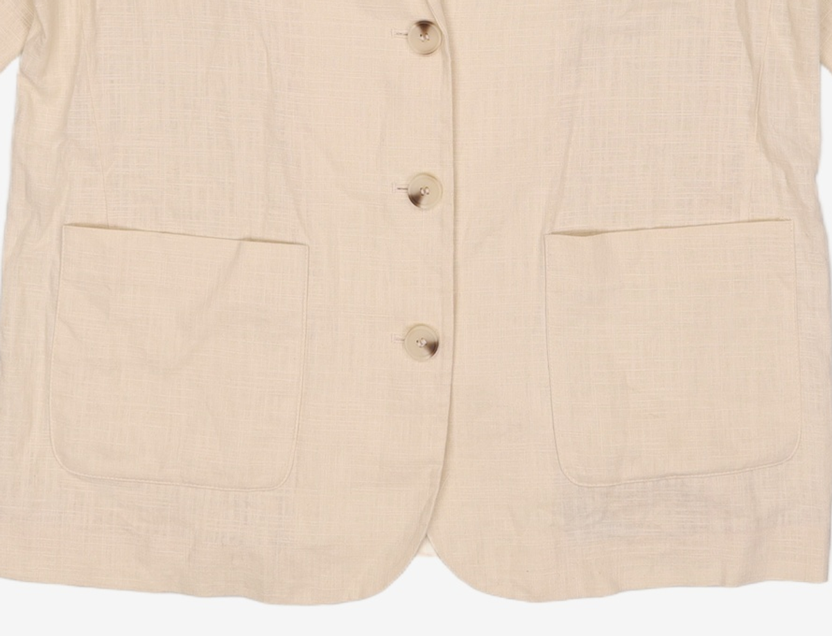 미쏘(MIXXO) 테일러드 오버핏 싱글 반팔자켓 MIWJKB60PC L