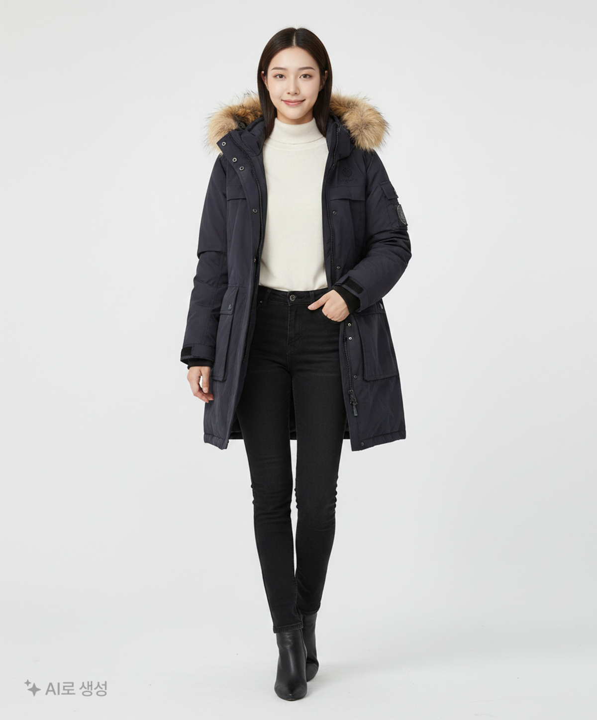 빈폴아웃도어(BEANPOLE OUTDOOR) 롱 패딩/롱 헤비 아우터 95