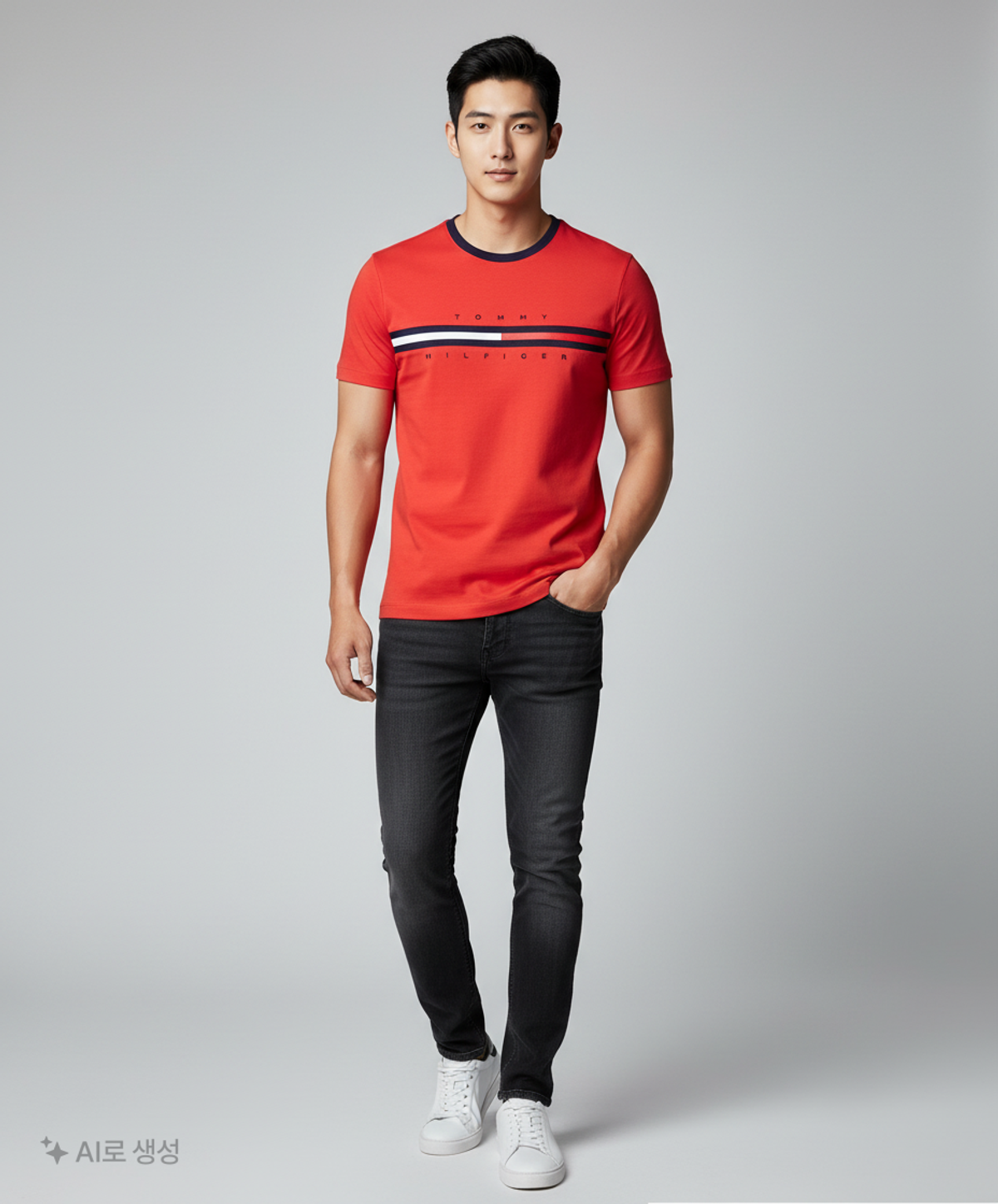 타미힐피거(TOMMY HILFIGER) 반소매 티셔츠 XS