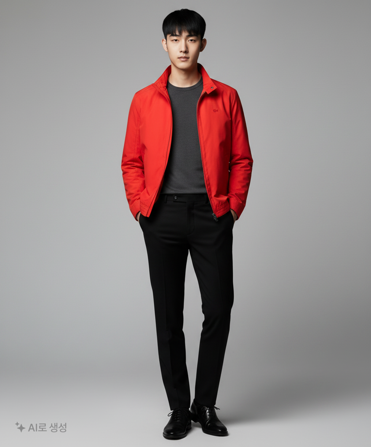 라코스테(LACOSTE) 나일론/코치 재킷 48