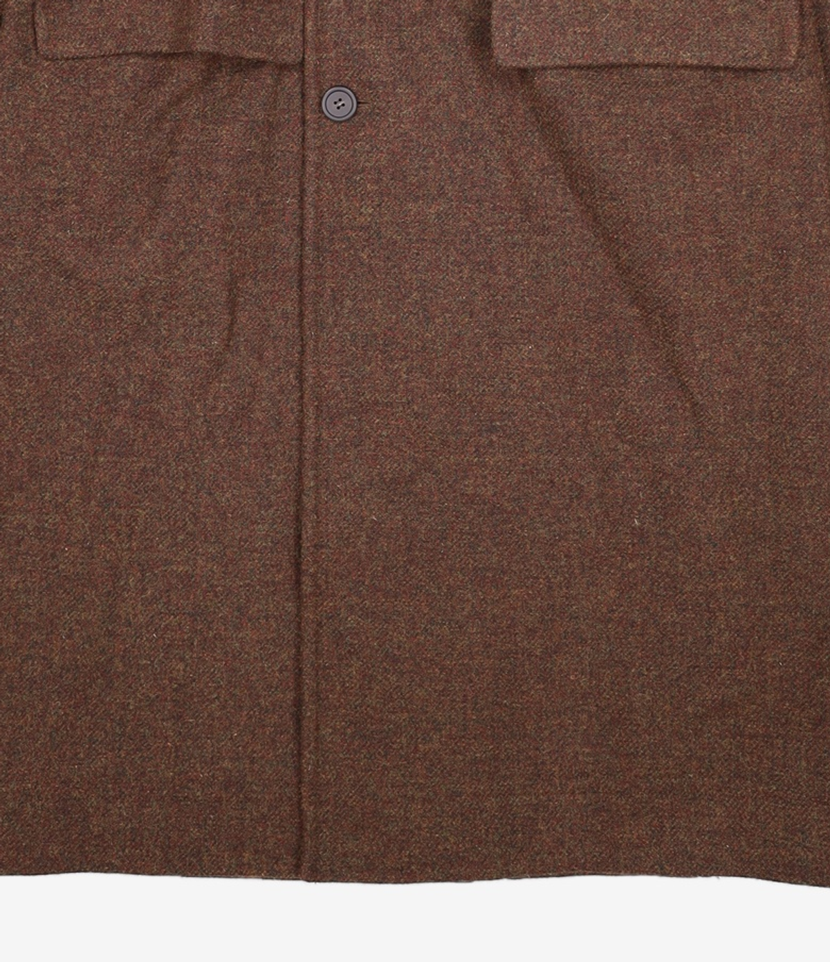 메종미네드(MAISON MINED) BLEND BROWN HALF DOUBLE COAT S