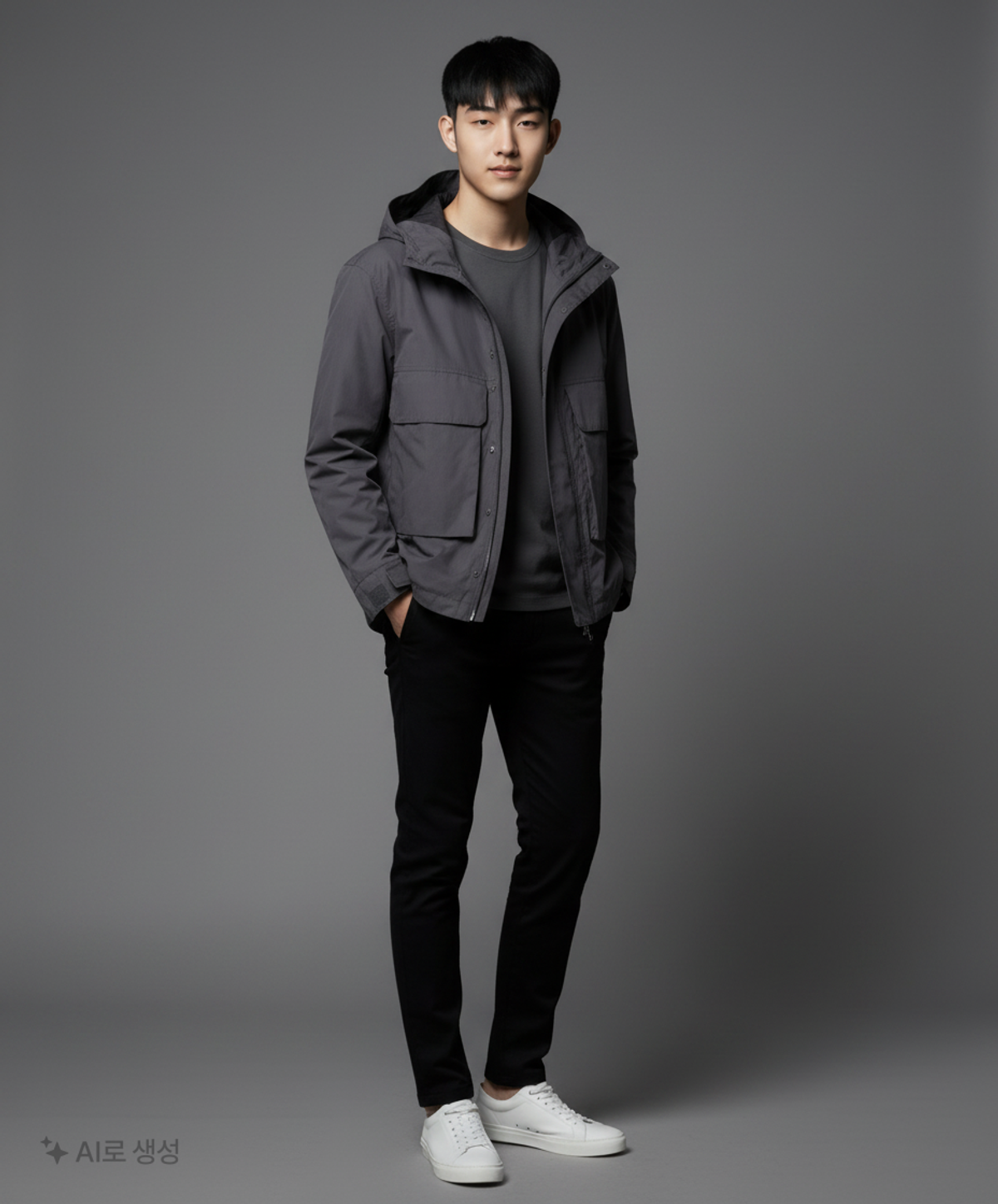 유니클로(UNIQLO) 나일론/코치 재킷 M