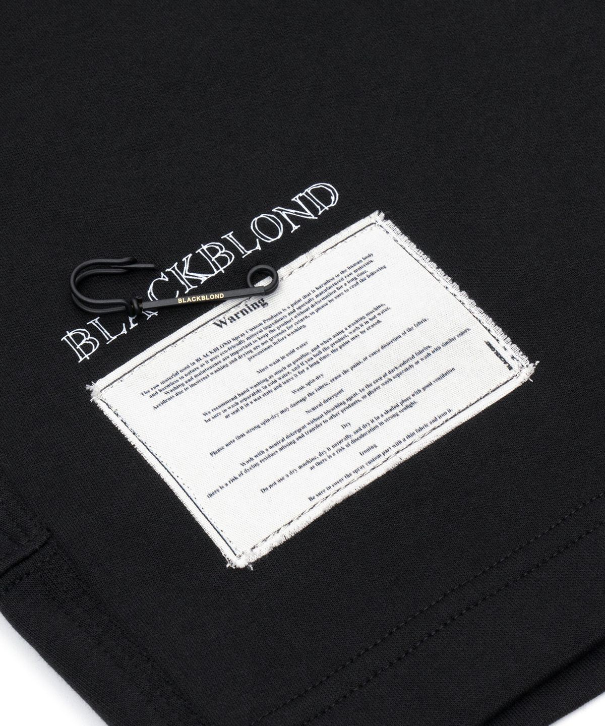 블랙블론드(BLACKBLOND) 비비디 빈티지 클래쉬 스웨트쇼츠 (블랙)
