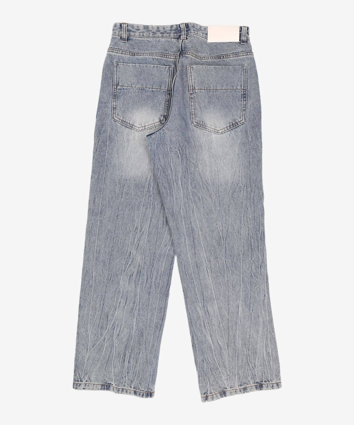 데케트(DECET) Mid Rise Wide Jeans DCPT027BlueCenter 30