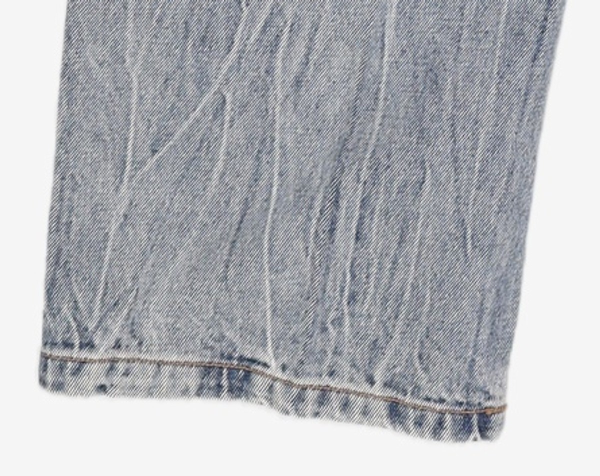 데케트(DECET) Mid Rise Wide Jeans DCPT027BlueCenter 30
