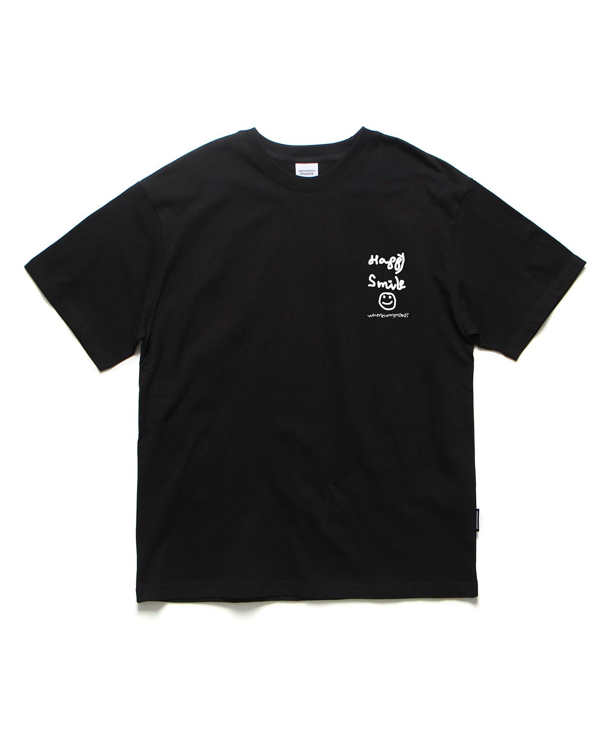 앱놀머씽(ABNORMALTHING) HS 오버핏 티셔츠 블랙 (HS T-SHIRT BLACK)