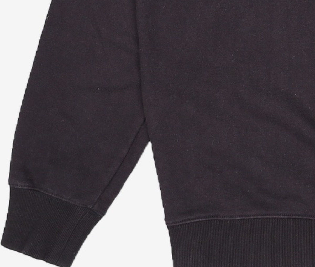 멜란지 마스터(MELANGE MASTER) 스탠다드 스웨트 셔츠 - 블랙_소매 와펜 ver. L