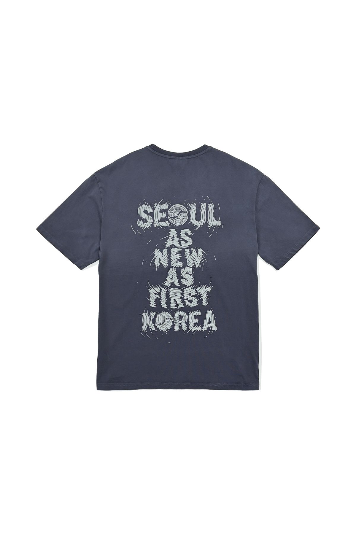 올어바웃뉴(ALL ABOUT NEW) 상단 썬블리치 서울 반팔 티셔츠 네이비 ANA2TM15ANA