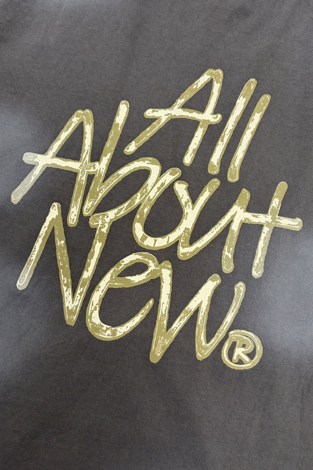 올어바웃뉴(ALL ABOUT NEW) 전판 썬블리치 워시드 반팔 티셔츠 블랙 ANA2TM14ABK