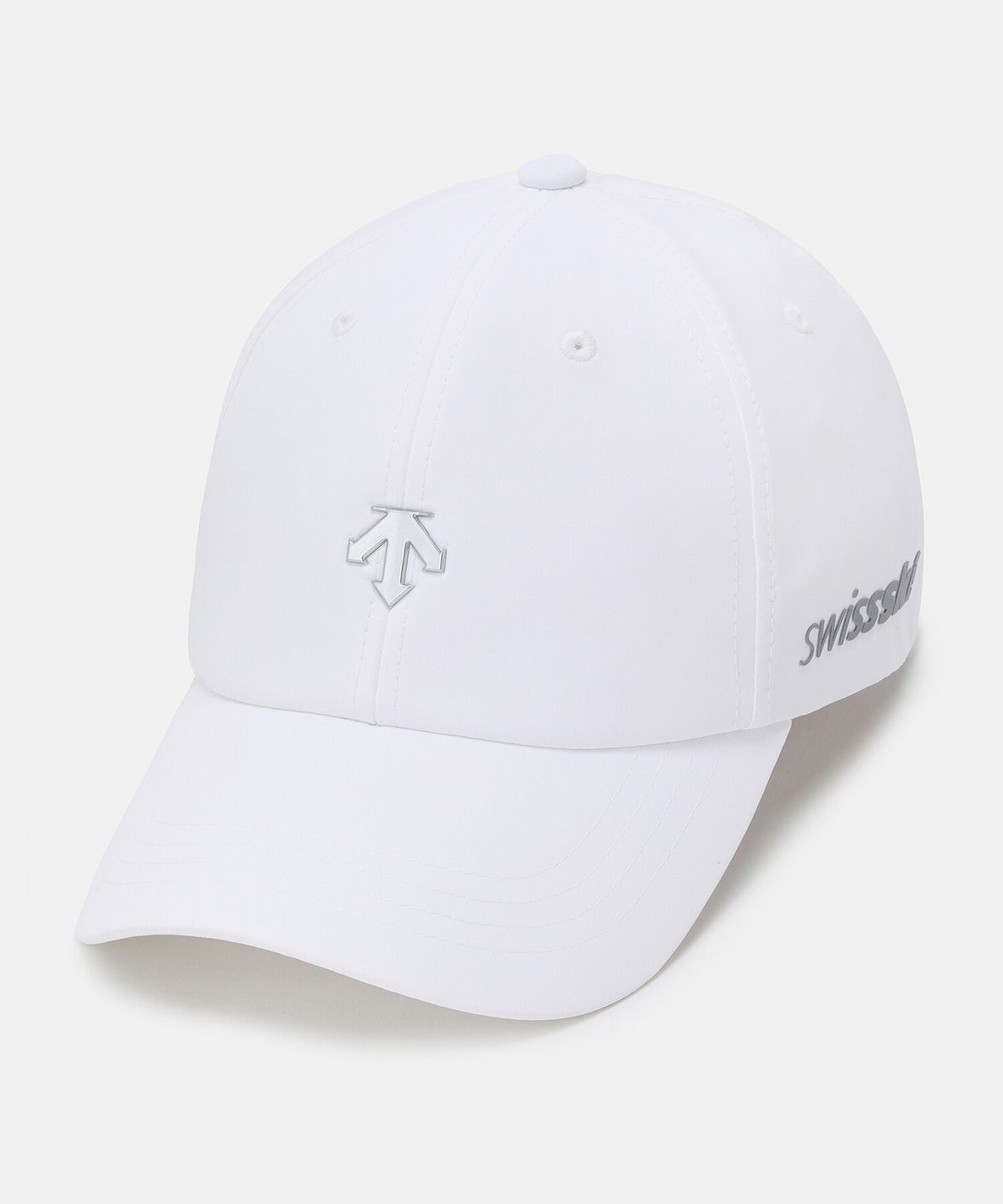 데상트(DESCENTE) 스위스 스키 우븐 볼캡 화이트 SR323ICP73